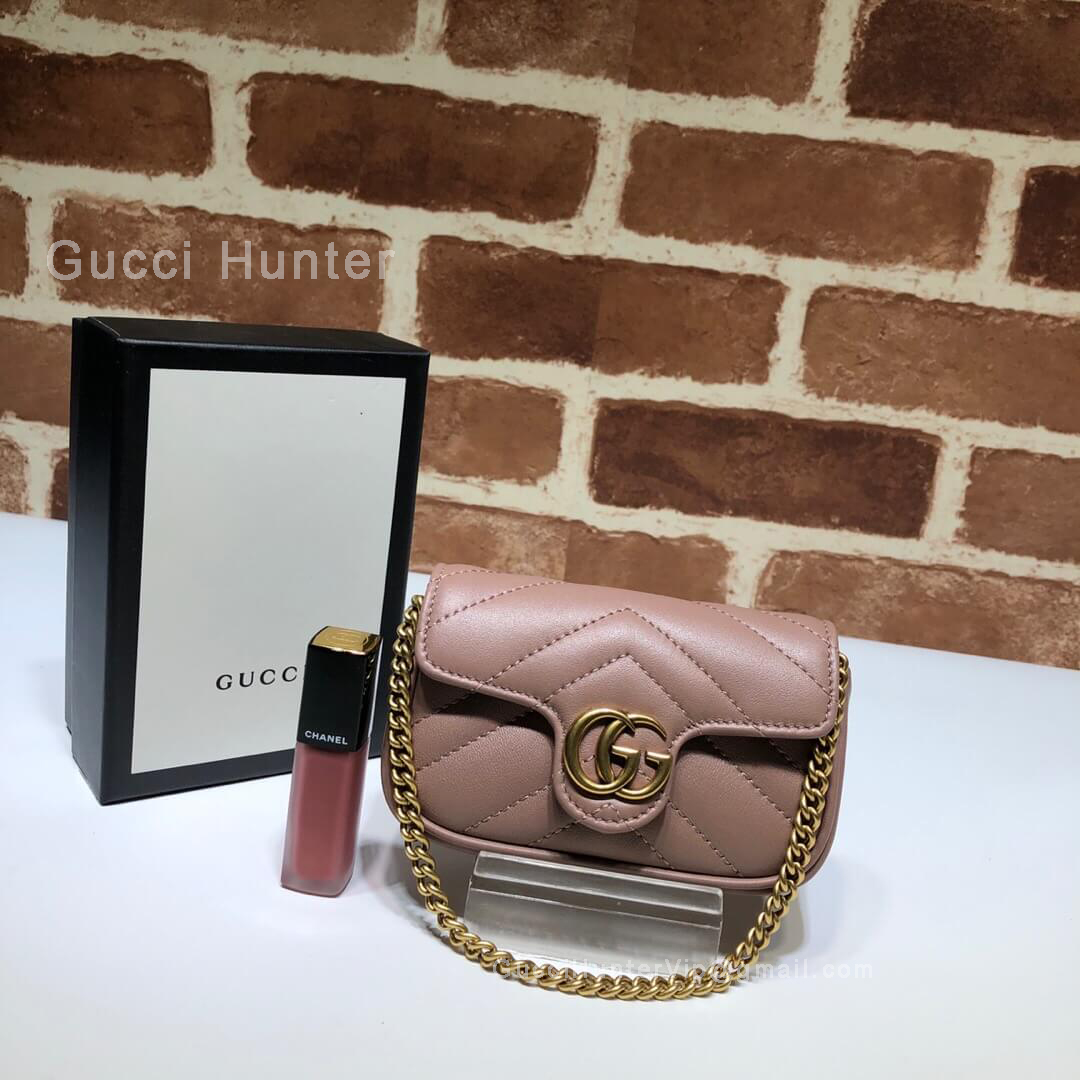 Gucci GG Marmont Micro Shoulder Bag Nude 571561